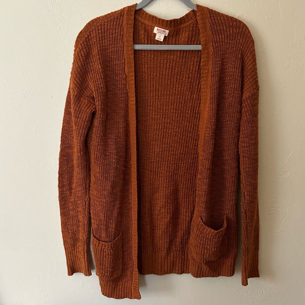 Rust Colored Cardigan